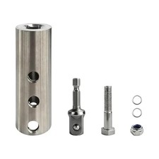 Trailer Jack Drill Adapter, Camper Jack Electric Drill Connector with 1/2 Inch