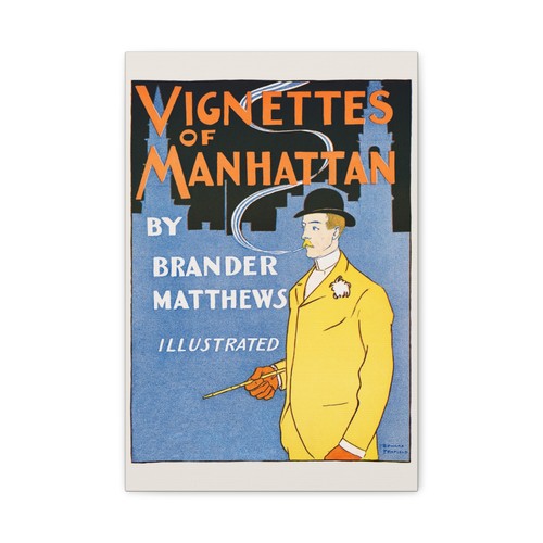 Vignettes of Manhattan (1894) by Edward Penfield - Canvas Print - Picture 2 of 16