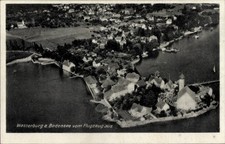 Ak Wasserburg am Bodensee Schwaben, Fliegerau...