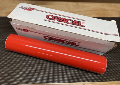 #ad #ad Red Glossy 651 Oracal 24quot; x 90 feet Sign Vinyl for Decals Lettering Graphics $26.00