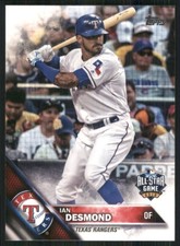 2016 Topps Update #US23 Ian Desmond Texas Rangers Baseball Card 34897