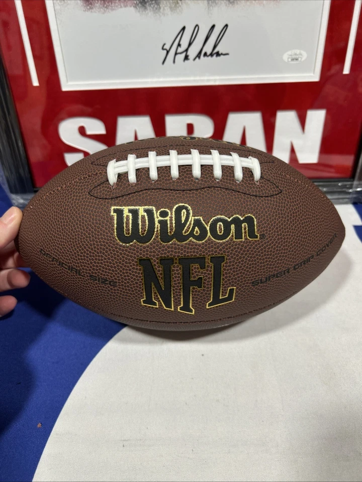 Joe Namath Autografiado Wilson Fútbol Certificado GTSM Foto 3 de 3