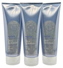 NEW Bath  Body Works Water Winter Mint Body Cream Ultra Hydration set of 3