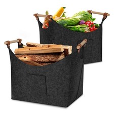 Kaminholzkorb Holzkorb für Kaminholz Aufbewahrungskorb Brennholzkorb Kaminholz