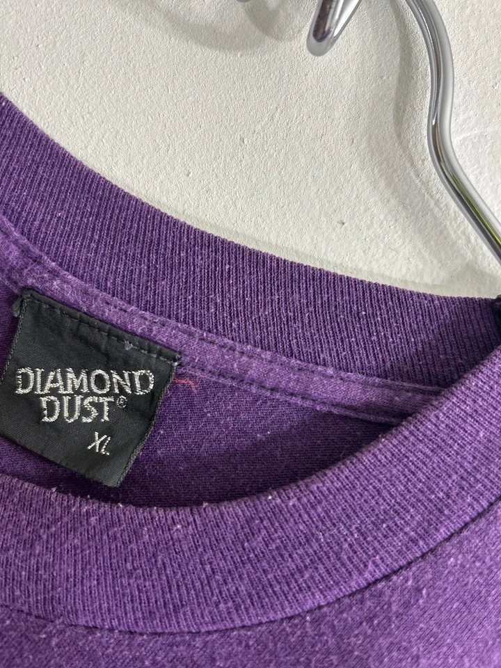 Camiseta De Colección Años 80 Woodstock Festival Rara Púrpura XL - Imagen 4 de 4