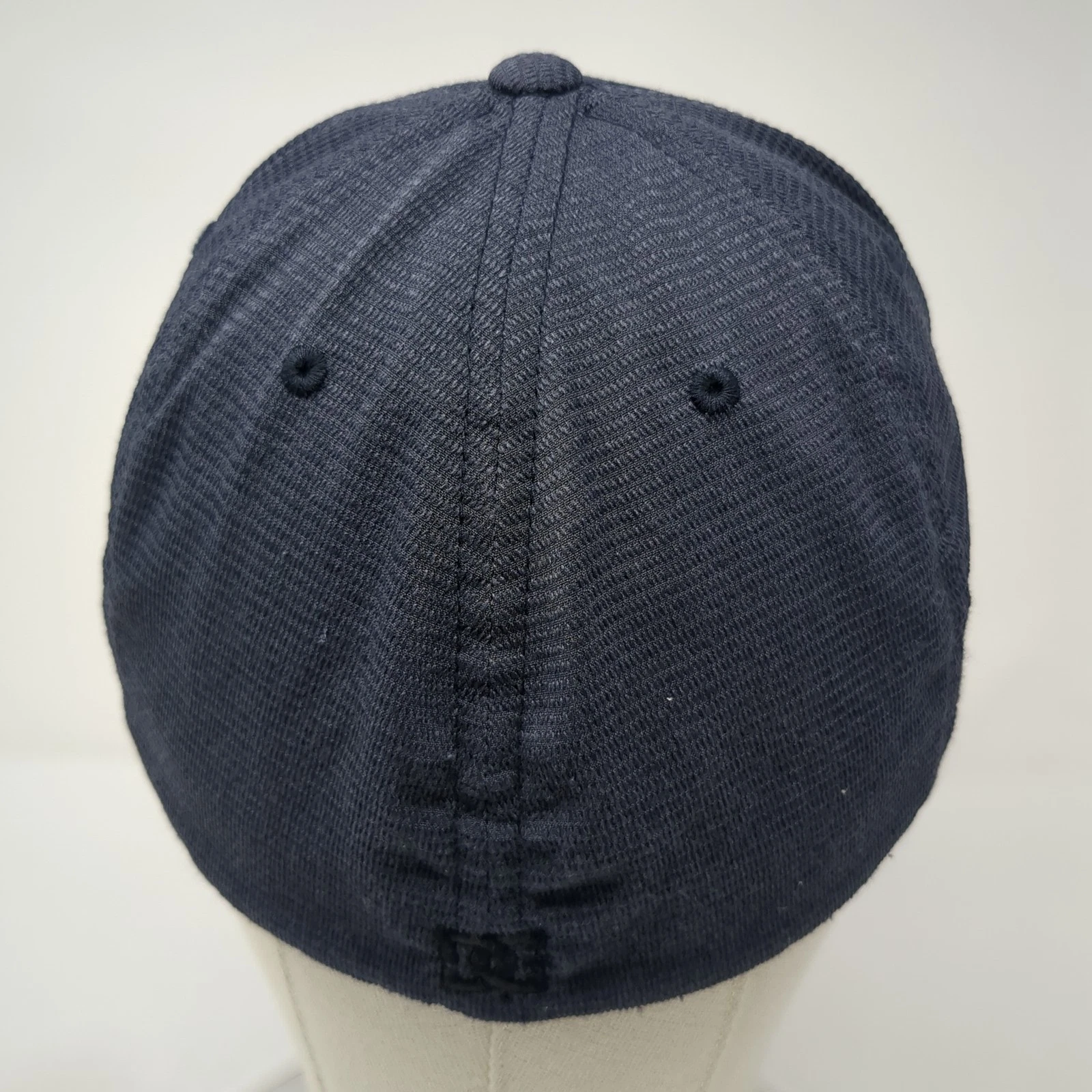 DC SHOES DC Shoe Co USA Fitted Baseball Cap Blue Medium Lightweight Flexfit 6 Panel