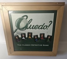 Cluedo Wooden Boxed Parker Brothers 2003 Board Game - Almost Complete