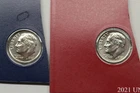 2021 P D Roosevelt Dimes in Original Mint Packaging/Cello, Free Shipping