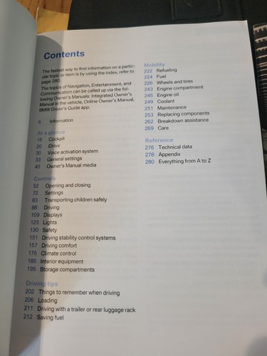 2018 BMW X2   OWNERS MANUAL & CASE ( QUICK REF ) - Afbeelding 6 van 10