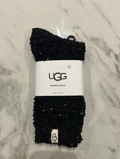 UGG Socks Women’s Uk3.5 -8.5 Slouchy Crew Socks black Speckled