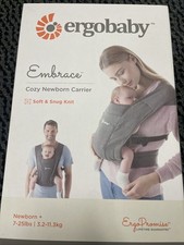 Ergobaby Embrace Soft Knit Newborn Carrier - Heather Gray