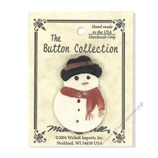 Mill Hill Ceramic Buttons 86003 Snowman