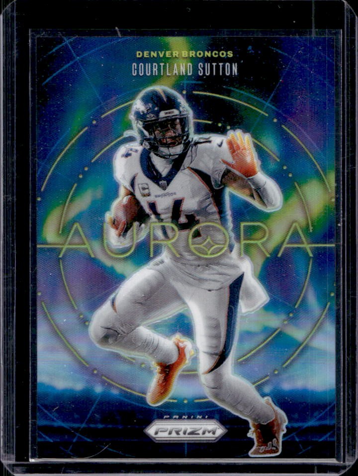 2024 Prizm Courtland Sutton Aurora #3 Broncos