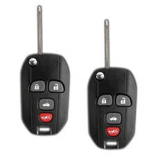 2 Key Fob Remote Flip Replacement for 2006-2016 GM 15912859 OUC60270 10337866