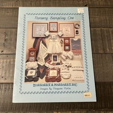 MARGARET & MARGARET, INC︱. Counted Cross Stitch Booklet ︱NURSERY SAMPLING ONE