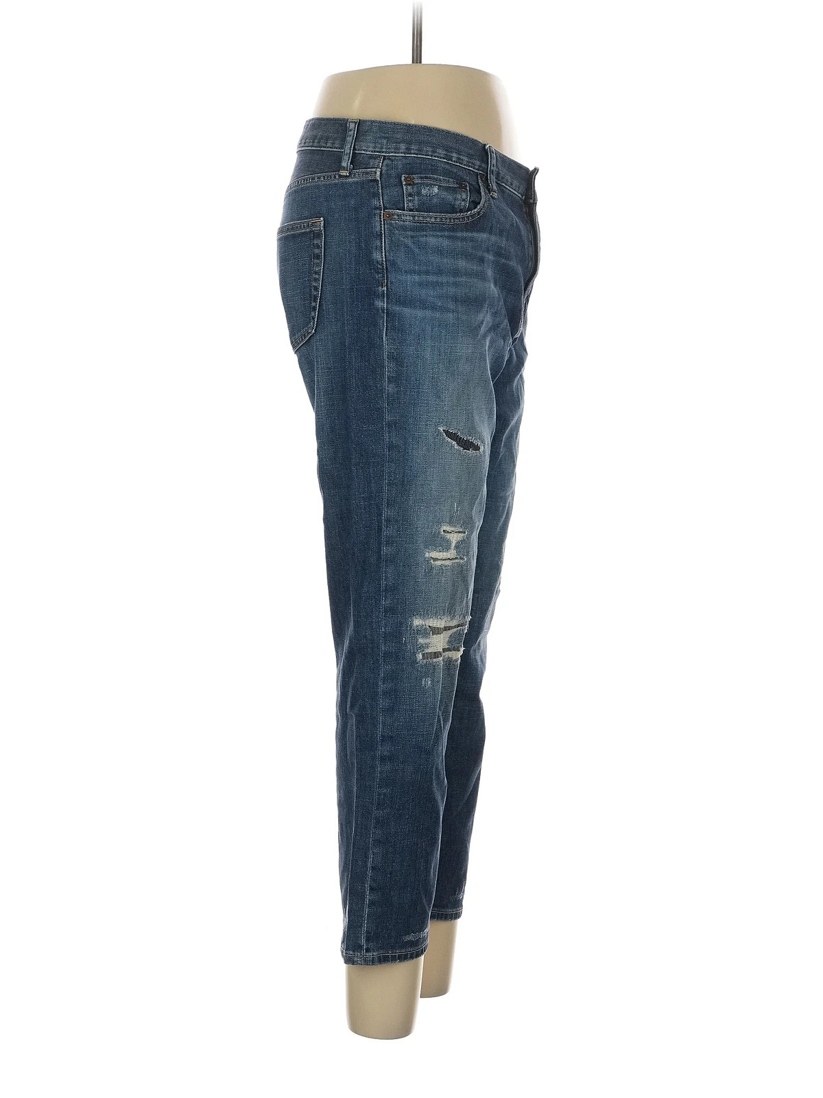 Uniqlo Women Blue Jeans 10 thumbnail 3