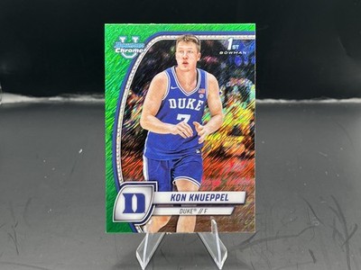 Kon Kueppel 1st Bowman Green Shimmer 2024-25 Bowman Chrome U #48 Duke