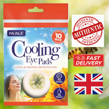👀 AUTHENTIC NUAGE COOLING CUCUMBER EYE PADS  SOOTHE REVITILIZE REDUCE PUFFINESS