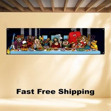 WORLD INDUSTRIES SKATEBOARD 2'X8' BANNER FLAG