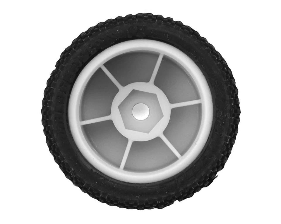 Pro-Line Losi® Micro-T™ Blockade Pre-Mounted Tires (White) (4) [PRO-2633] - Image 3 of 4