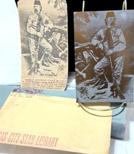 George Custer Printing Plate & 1968 Clip from The Kansas City Star Newspaper