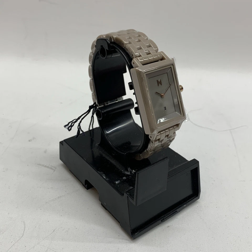 Reloj de pulsera MVMT para mujer con pulsera cuadrada de cerámica caramelo 26 mm 28000206 Foto 3 de 4