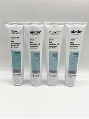Nioxin Density Defend Styling Hair Thickening Gel 5.1 oz 4 Pack