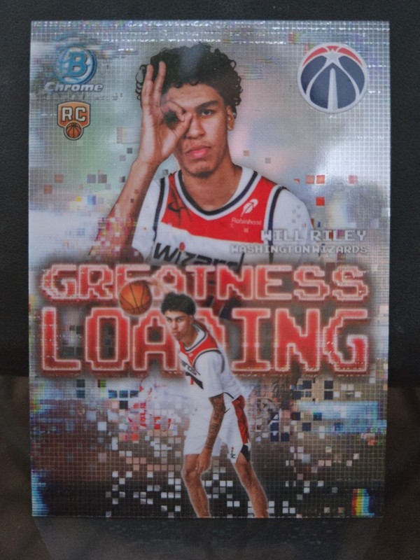 2025 Bowman Will Riley Chrome Greatness Loading Refractor #GL-21 RC Wizards