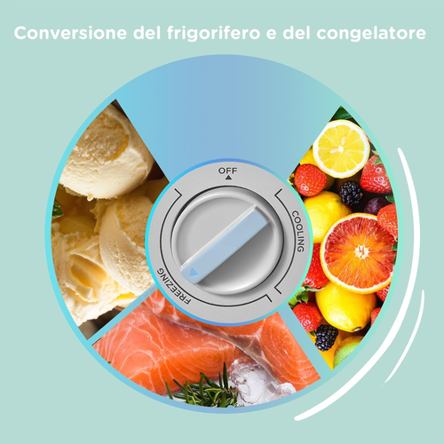 Comfee RCC146WH2EU(E) 143L Congelatore a Pozzetto Indipendente, Conversione Tra - Imagen 6 de 12