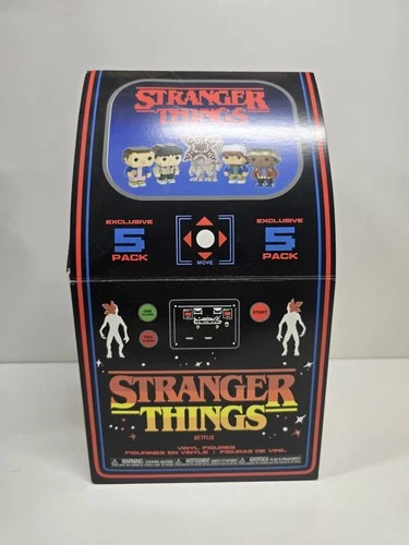 Funko Pop 8-BIT Stranger Things 5 Pack w/ Demogorgon Chase ARCADE BOX TARGET