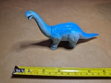 Vintage Playskool Definitely Dinosaurs Blue Brontosaurus Figure 1988