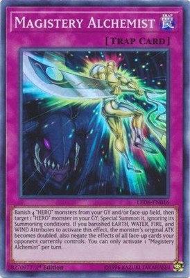 Magistery Alchemist - LED6-EN016 - Super Rare - 1st Edition Near Mint Yugioh Car