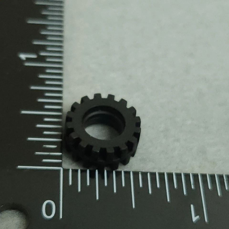 LEGO Part 87414 Tire 15mm D x 6mm Offset Tread Band Around Center of Tread BLACK - Image 2 of 4