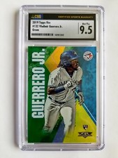 2019 TOPPS FIRE GREEN VLADIMIR GUERRERO JR. RC! 1/199! CSG 9.5! 1/1! FIRST ONE!