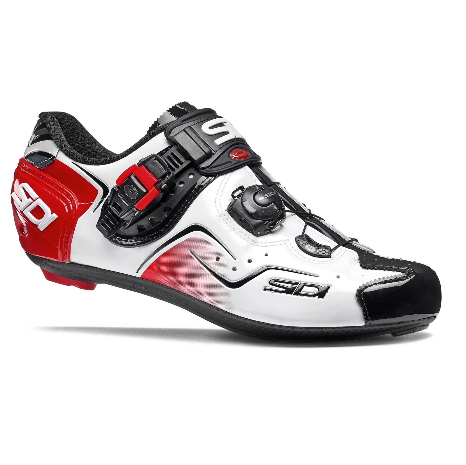 SIDI Kaos Road Cycling Shoes Bike Bicycle Shoes White/Black/Red Size 36-46  EUR | eBay