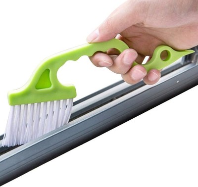 Trycooling Hand-held Groove Gap Cleaning Tools Door Window Track Green 