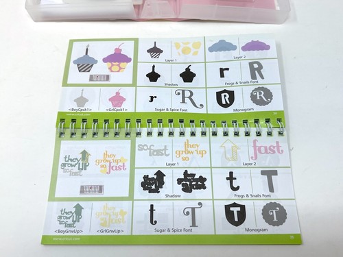 Cartucho Cricut Shapes - Stork's Delivery - Creative Memories álbum de recortes bebé - Imagen 10 de 12