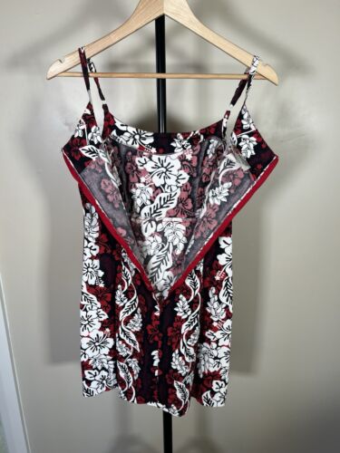 Hilo Hattie Red White Black Cotton Hawaiian Beach Hibiscus Floral Dress Sz S - Picture 4 of 14