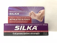 Silka Antifungal Cream  Fungus Foot Treatment 1oz EXP.01/2026