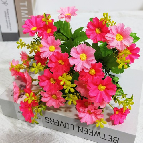 Artificial Flowers Plastic Fake Plant UV Resistant Home In/Outdoor Garden Decor~ - Picture 13 of 33
