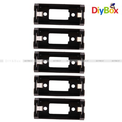 5PCS Battery Holder Case Box Clip For CR123 CR123A Lithium Battery