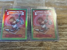 Mike Trout Fishing 2023 Topps GPK x MLB Series 3 David Gross 2a b Foil 1/75 & 37