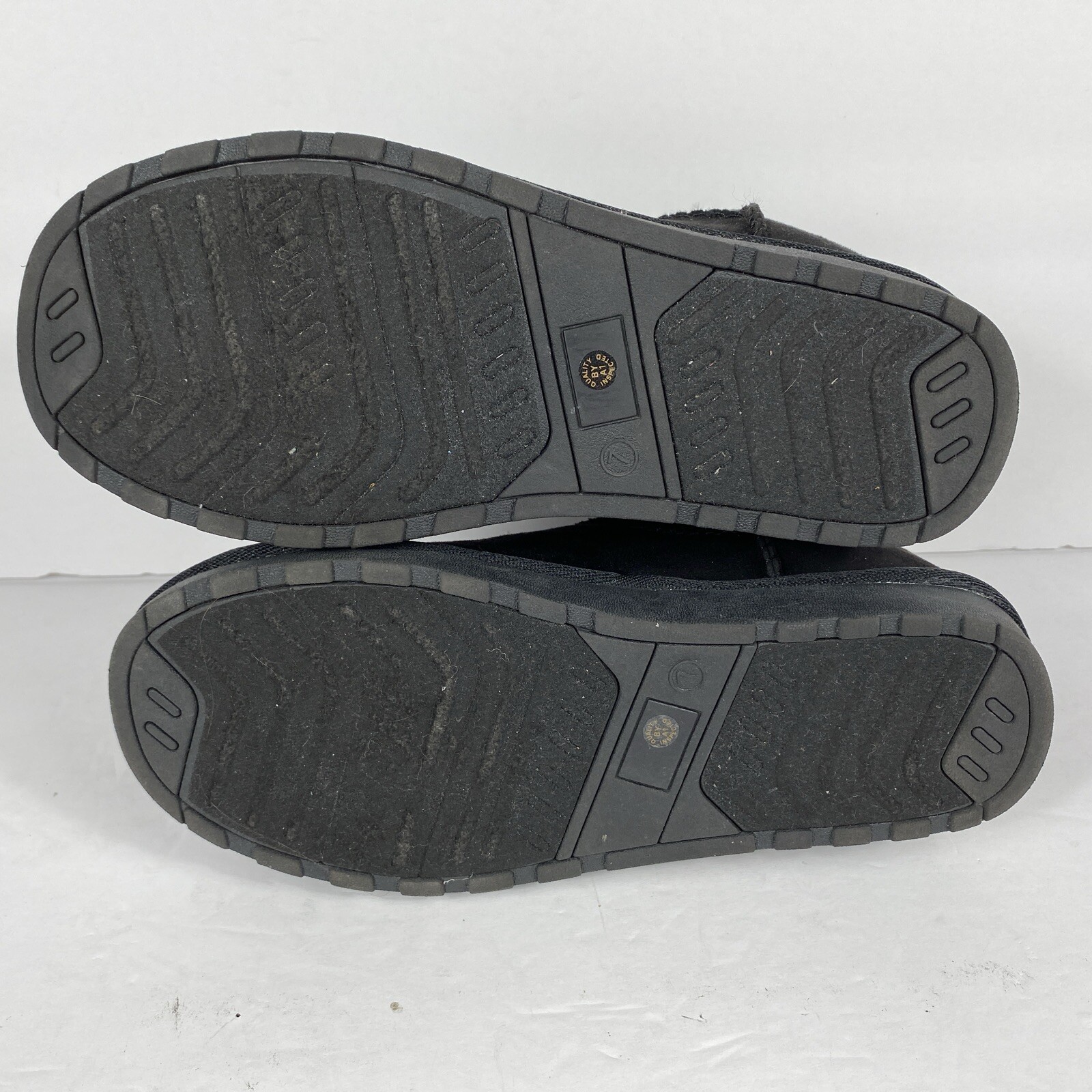 Arizona Jean Co Vegan Shearling Short Boots Women's 7M Black Booties Gothic Boho