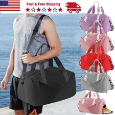 Large Duffle Bag w Strap Travel Sports Gym Work School Carry On Luggage Handbag