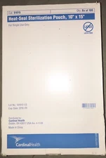 Cardinal Health Heat-Seal Sterilization Pouch Cat. 91015, 10" x 15"(Case of 100)