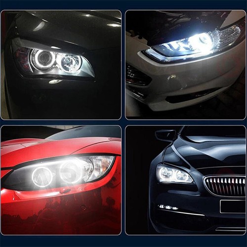 2x Multi-Color RGB LED Optional Angel Eyes Halo Ring Bulbs Fit BMW E39 E60 E63 - Picture 4 of 17
