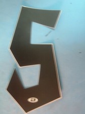 Dyno by GT Bicycles Number Five NEW / NOS Vintage 6" For BMX Number Plate- Mint