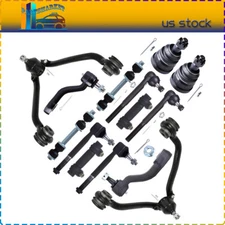 Front control arm ball joint Suspension Kits tie rod For Chevrolet GMC 2WD 14Pcs