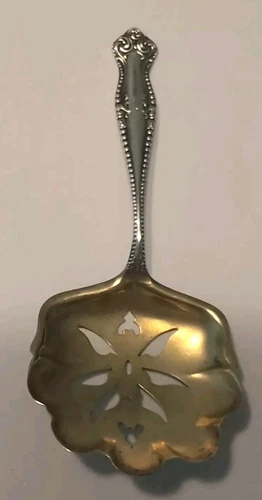 Towle Sterling Canterbury Pierced Bon Bon Nut Spoon