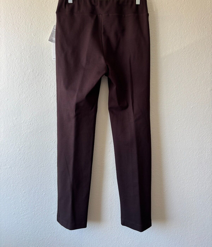 NWT LG Lena Gabrielle Pull On Pants Womens Size 10 Brown Straight Leg - Picture 8 of 13